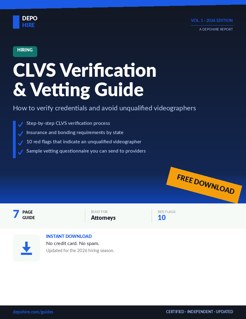 CLVS Verification & Vetting Guide — free guide cover